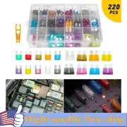 220X Car Blade Fuse Assortment Assorted Kit Blade Set Auto Truck Automotive