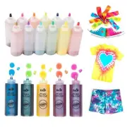 Rainbow Rave: 12-Color Tie Dye Bundle - Fabric 36028 Fdy Super Big, As Detailed