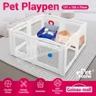 Dog Pet PlayPen Cat Kennel Cage Enclosure Crate Safety Fence Whelping Box