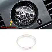 For 08-18 Land Rover Defender Car Accessories Clock Ring Trim Alloy Silver Cover