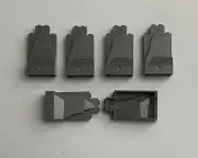 NEW LEGO 47847 Dark Bluish Gray Rock Panel 2x4x6 (Lot of 6) Castle Wall Mountain