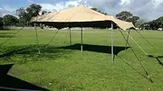Waterproof Commercial Wedding Event Beach Camping Yard Bedouin Stretch Tent NEW (Size: 13x13x10ft.)