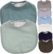 FOMIYES Cute Drooling Bibs for 8pcs Soft Saliva Wipes U-shaped Bibs Reusable Easy to Clean