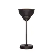 Lighting Theory Table Lamps 16" Dark Granite w/Dark Granite Metal Shade Sturdy