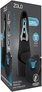 Zolo EdgeMaster - Black USB Rechargeable Male Masturbator