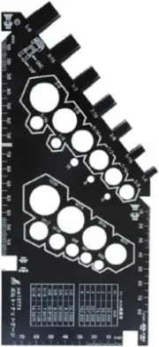 SHINWA Sokutei 73773 Bolt Nut Guage round countersunk screws Japan