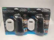 2 myTouchSmart Wireless Programmable Outdoor / Indoor Digital Timers Remote New