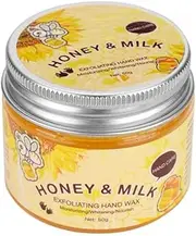 FRCOLOR 50g Hand Mask Milk Honey Peel Off Hand Wax Moisturizing Hydrating Peeling Mask for Men Women