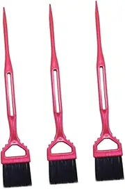 Baluue 3pcs Hair Dye Applicator Brush Set Hair Tint Brush for Home Salon Easy Application Color