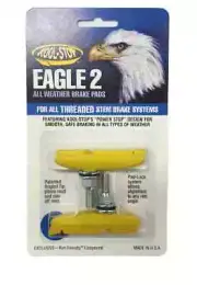Kool Stop Eagle 2 Brake Pads Threaded Post - Yellow - Sold In Pairs