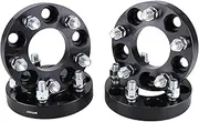 Alikali 4PCS Wheel Spacers, 1inch Thick 5x4.5 Wheel Adapters, Hubcentric Wheel Spacers with M14x1.5 Studs 71.5mm Bore Compatible for SRX