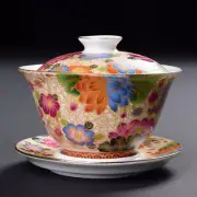 Handpainted Gaiwan Jingdezhen Porcelain Tureen Cup Bowl with Lid Saucer