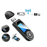 Bluetooth 5.0 Transmitter Receiver USB Audio Adapter AUX 3.5mm TV CAR PC Speaker