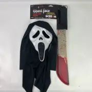 Scream 4 Ghost Face Mask & Knife Costume Fun World Horror 2015