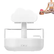 Raining Cloud Diffuser Water Drip Humidifier Desk Bedside Cloud Night Lights for Sleeping Relaxing Mood
