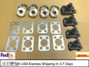 King Pin & Solid Brass bush Bearing Kit 4 two wheels Fits Willys Jeep DANA 25/27