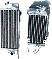 Engine Radiator Fit for Kawasaki KLX300R 1997-2007 KLX300 KLX 300 R Coolant 1997-2004 L+R Full Aluminum Radiator Radiator Grille
