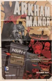 DC Comics Arkham Manor October 2014 Print Ad Poster Promo Art
