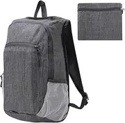 ZEMBSOYA 20L Foldable Hiking Backpack Lightweight Packable Hiking Backpack Small Travel Outdoor Foldable Shoulder Bag 600D Oxford Fabric Grey, gray, 28x45x13cm, Gray, 28x45x13cm