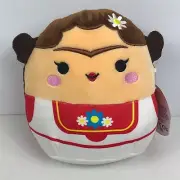 Squishmallows Gabriela The Mariachi Girl Plush 7” Red White Squishmallow New