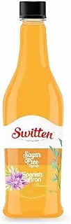 Switten Sugar Free Spanish saffron (Kesar) Syrup 750ml Keto Friendly I Zero Carb