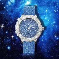 在飛比找PChome24h購物優惠-Galtiscopio 迦堤 璀璨星鑽系列限量星空藍手錶-4