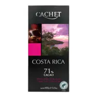 在飛比找PChome24h購物優惠-Cachet凱薩71%哥斯大黎加可可豆醇黑巧克力100G