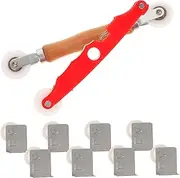Sturdy Window Screen Repair Kit Screen Roller Tool Bearing Spline Remover Hook and Screen Roller for Easy Installati