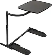 Able Life Universal Swivel TV Tray Table, Adjustable Bamboo Swivel Side Table, Dinner Tray, and Laptop Desk