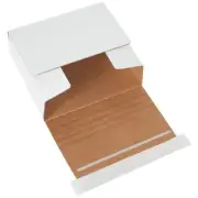 5 3/4" X 5 1/16" X 1 3/4" White Self-Seal Cd Mailers (200 Per Bundle)