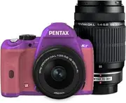 PENTAX DSLR Camera K-r W Zoom Kit Purple/Pink 030 K-rWZK PU/PK030