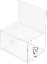 Amazon Basics Clear Ballot Box With Lock
