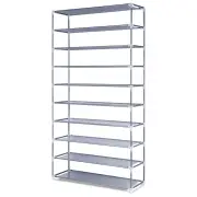 NNEDSZ 10 Tier Stackable Shoe Rack