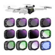 Limited Variable Nd Filter Kit for Dji Mini 3/mini 3 Pro 4pc Nd2 Nd32/nd64 Nd512 Cpl/uv Lens Filters Hd Optical Glass