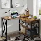 360° Rotating Desk Corner L Shape Working Home Office Computer Console Table