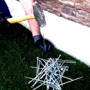 USA - Approx. 1500 count 5.5" Galvanized Artificial Synthetic Turf Grass Nails