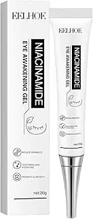Niacinamide Eye Cream Gel- Lightweight Cooling Gel, Cooling Under Eye Cream For Dark Circles And Puffiness, Hydrating Eye Cream, Soothing Eye Gel, Day And Night Eye Gel