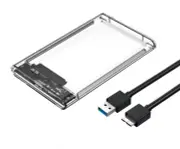2.5" SATA USB 3.0 Hard Drive Disk Case HDD SSD Enclosure External Laptop