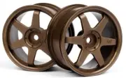 Hpi Racing 3838 TE37 Wheels 26mm Bronce (0mm Offset) Sprint 2 Nitro RS4