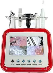 Skin Diagnosis Hair Analyze, Skin Care Analyser Machine with 200X Detection Head + 5working Heads, 4-Frame Image Comparison and Freeze Function, Scientific Testing Treatment, for Salon
