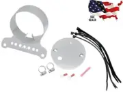 Chrome Harley 1995-2005 Single Gauge Bracket 67293-95 Dyna FXD Super Glide Mount