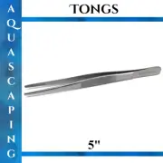 Stainless Steel Aquascaping Tweezers 5'' Feeding Snake Lizard Tank Maintenance