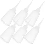 Hohopeti Long-Lasting Plastic Squeeze Bottles Empty Hair Applicator Bottle Adhesive Applicator for DIY Craft