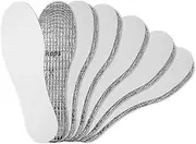 Kaps Alu Super Thermal and Insulating Insole Inserts for Shoes Boots, 6 Pairs of Cut to Fit Winter Shoe Insoles for Adults Unisex, Warm and Comfy, 6 Pair Pack