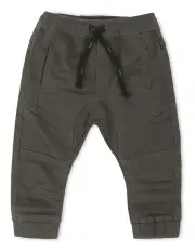 [Indie Kids by Industrie] Arched Drifter Pant (0-2 years) in Dark Khaki