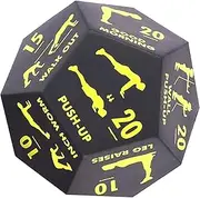 Fitness Dice,Fitness Equipment Dice Game - Portable Workout Tool for Home Gym and Outdoor Sports Activities Strength Training
