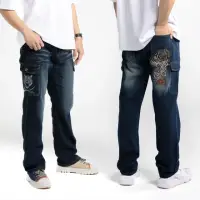 在飛比找momo購物網優惠-【Last Taiwan Jeans】彈力耐磨 牛仔側袋工作