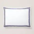 Ralph Lauren Whitby Throw Pillow Linen White Blue NWT