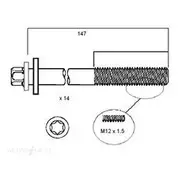 Permaseal Cylinder Head Bolt Set - HBS234