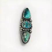 Handmade Native American Ring With Sterling Silver And Egyptian Turquoise